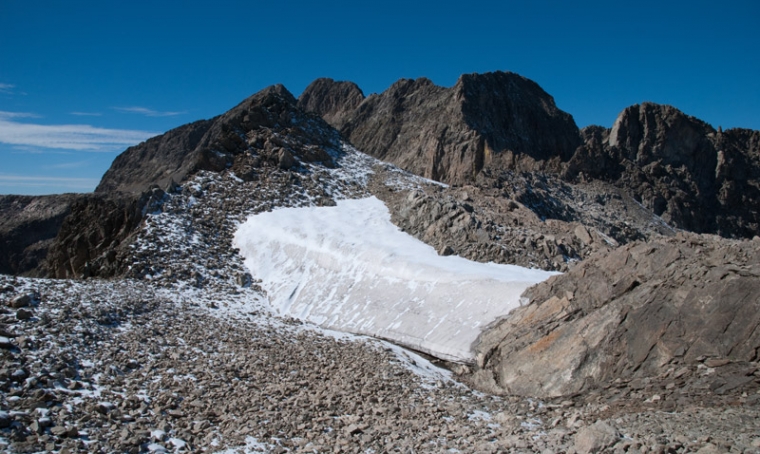 nv de l'ancien glacier de la maldie le 2 octobre 2010