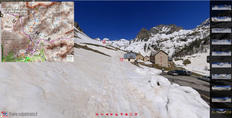 visite virtuelle ski rando madone de fenestre - 04/05/2014